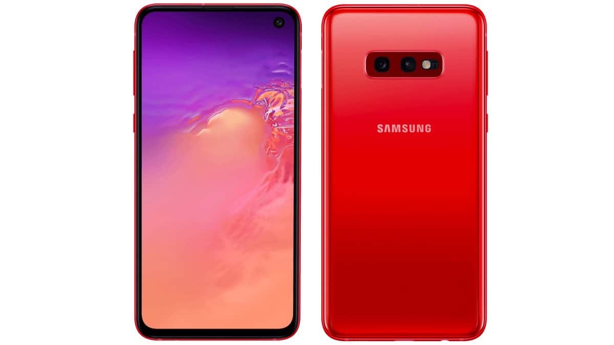 Galaxy S10e, Samsung sta per lanciare la variante di colore Cardinal Red
