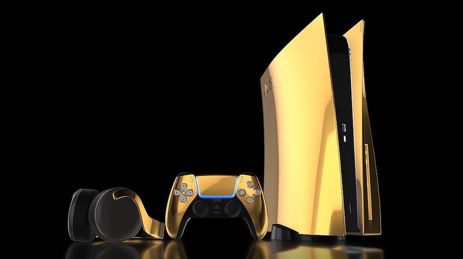 PlayStation 5 in oro